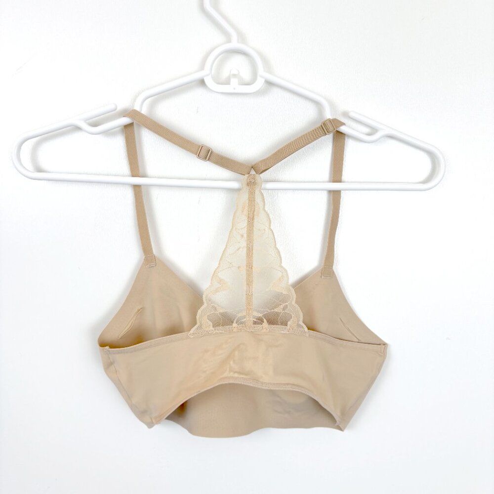 True & Co. True Body Triangle Lace Racerback Bra Sm - Picture 2 of 6